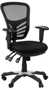 Fotel krzesło biurowe HG-0001 czarny STEMA