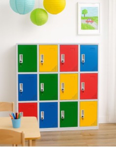 Szafa skrytkowa socjalna Rio Color do przedszkoli i szkół Rio Color